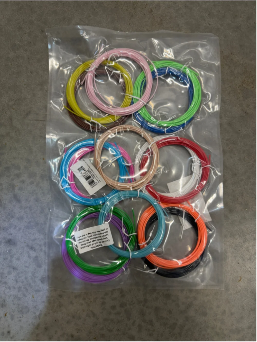 NEW 15 Bright Colors 1.75mm 3D Pen PLA Filament Refill 150ft 3D Pen/3D Printer